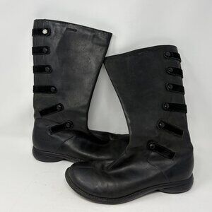 Merrell Tetra Launch Waterproof Boots black leather 8.5 women